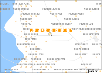map of Phumĭ Châmkar Ândong