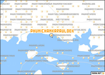 map of Phumĭ Châmkar Âulœ̆k