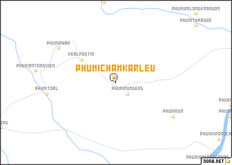 map of Phumĭ Châmkar Leu