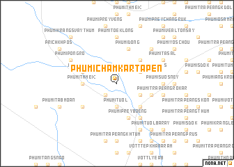 map of Phumĭ Châmkar Tapên