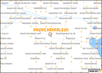 map of Phumĭ Châmpa Leuk