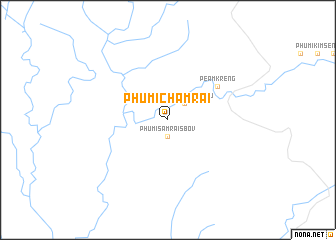 map of Phumĭ Châmrai