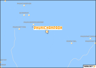 map of Phumĭ Châmraôh