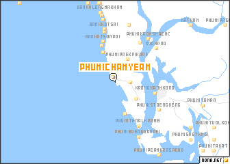 map of Phumĭ Chăm Yéam