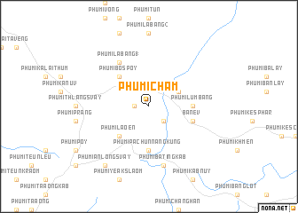 map of Phumĭ Cham