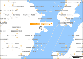 map of Phumĭ Chăn Kăm