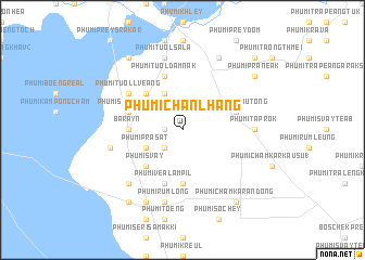 map of Phumĭ Chăn Lháng