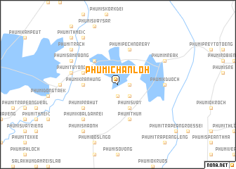 map of Phumĭ Chânlŏh