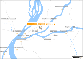 map of Phumĭ Chan Ta Ngŭy