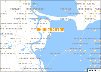 map of Phumĭ Chântôr