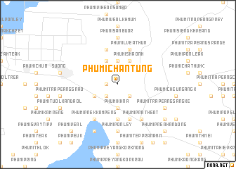 map of Phumĭ Chantung