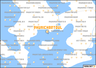 map of Phumĭ Char Toŭl