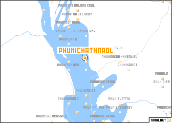 map of Phumĭ Cha Thnaôl