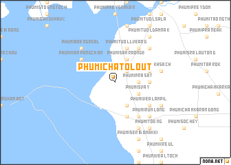 map of Phumĭ Châtŏ Loŭt