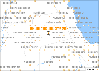 map of Phumĭ Chauhvay Srŏk
