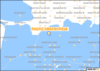 map of Phumĭ Chbar Âmpŏu (1)