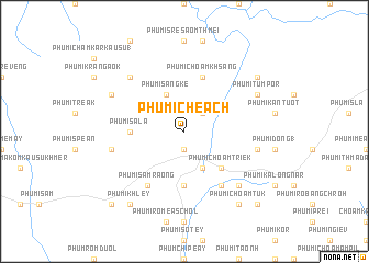 map of Phumĭ Chéach