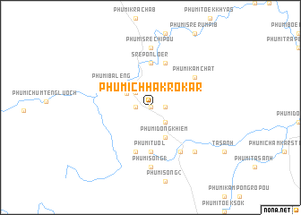 map of Phumĭ Chhâk Rôkar