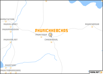 map of Phumĭ Chhêb Chăs