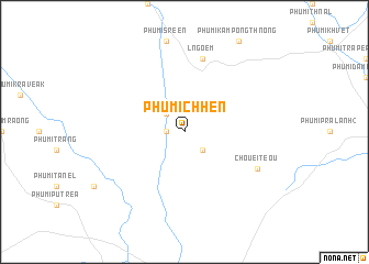 map of Phumĭ Chh\