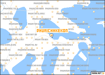 map of Phumĭ Chhkê Kon