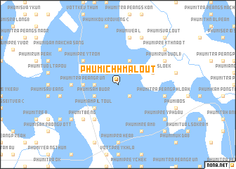 map of Phumĭ Chhma Loŭt