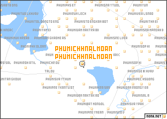 map of Phumĭ Chhnăl Moăn