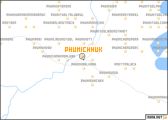 map of Phumĭ Chhuk