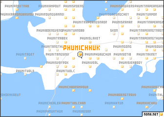 map of Phumĭ Chhuk