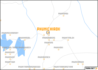 map of Phumĭ Chi Aôk