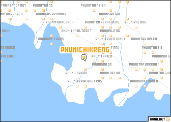 map of Phumĭ Chikrêng