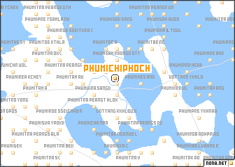 map of Phumĭ Chiphŏch