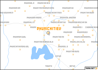 map of Phumĭ Chitiĕv