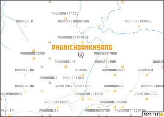 map of Phumĭ Chŏâm Khsâng