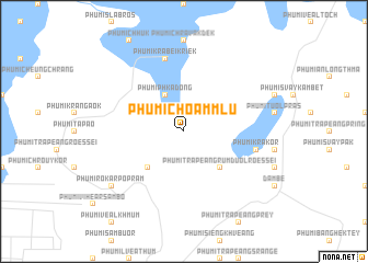 map of Phumĭ Chŏâm Mlu