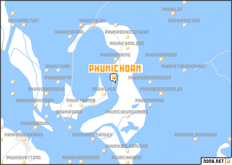 map of Phumĭ Chŏâm