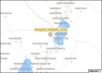 map of Phumĭ Choăn Léng