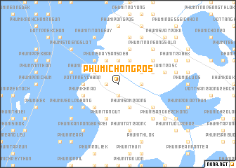 map of Phumĭ Chôngrôs