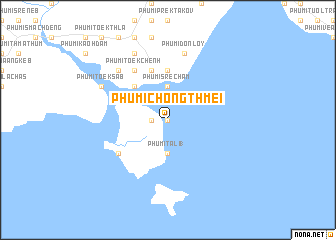 map of Phumĭ Chŏng Thmei