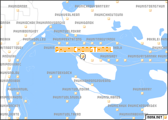map of Phumĭ Chŏng Thnál