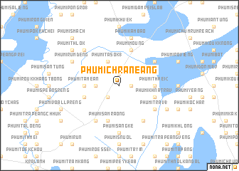 map of Phumĭ Chrânéang