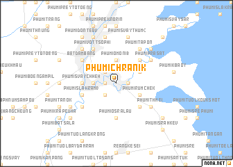 map of Phumĭ Chrânik