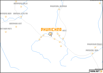 map of Phumĭ Chra