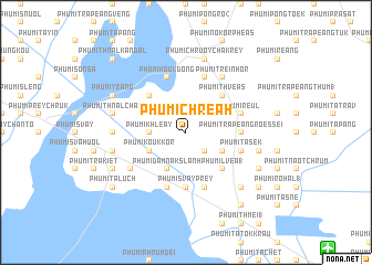 map of Phumĭ Chreăh