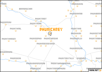 map of Phumĭ Chrey