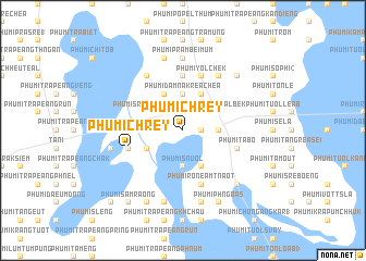 map of Phumĭ Chrey