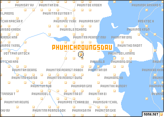 map of Phumĭ Chroŭng Sdau