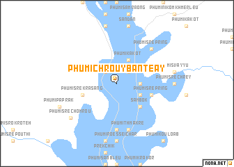 map of Phumĭ Chroŭy Bântéay