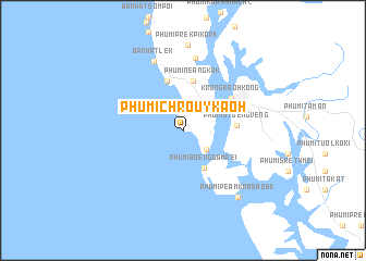 map of Phumĭ Chroŭy Kaôh