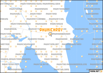 map of Phumĭ Chrôy